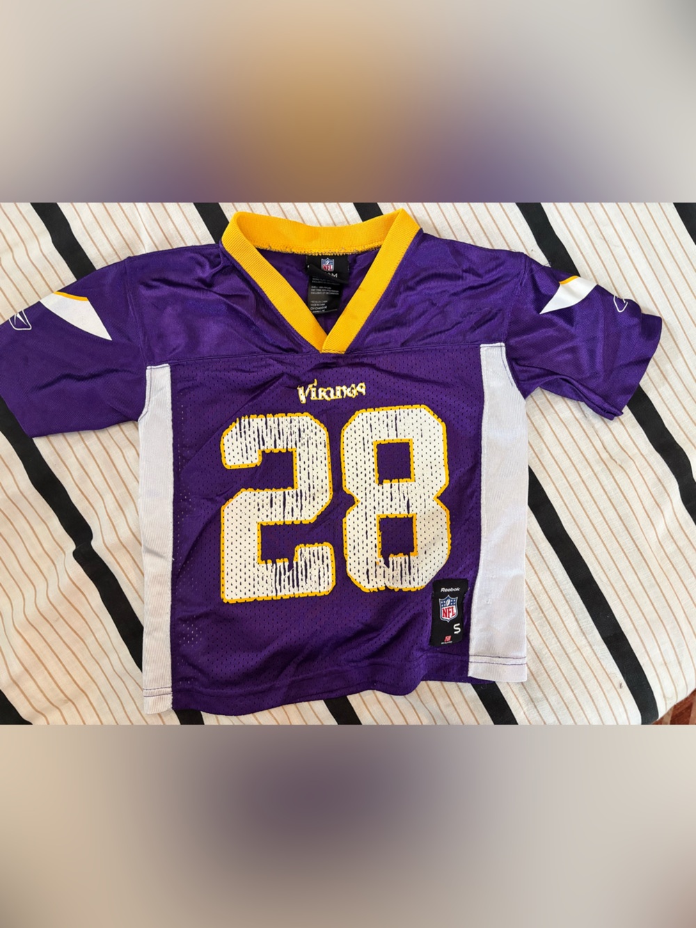 Kids Minnesota Vikings jersey Reebok NFL Apparel Label